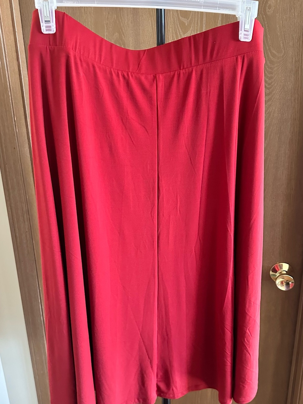 torrid Red High-Low Wrap Skirt with Side Tie - Picture 4 of 6